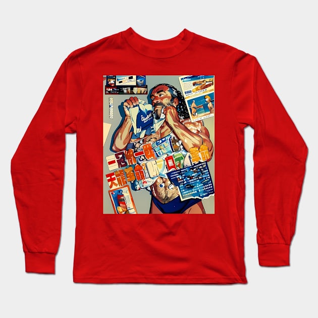 Anime Bruiser Brody Long Sleeve T-Shirt by Eye Conz